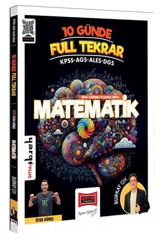 Yargı KPSS ALES DGS AGS 10 Günde Full Tekrar Matematik Video Çözümlü ve Konu Özetli
