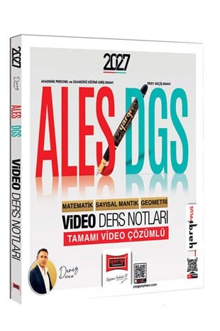 Yargı Yayınları 2027 ALES DGS Matematik Sayısal Mantık Geometri Video Ders Notları