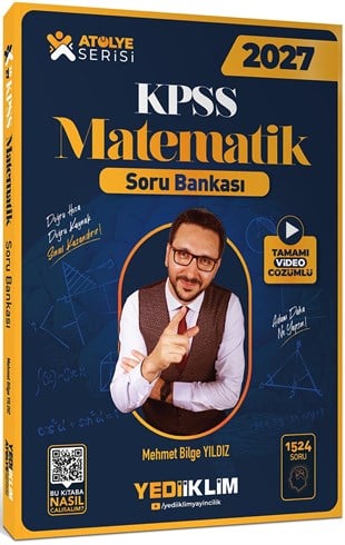Yediiklim 2024 KPSS Genel Yetenek Atölye Serisi Matematik Tamamı Video Çözümlü Soru Bankası