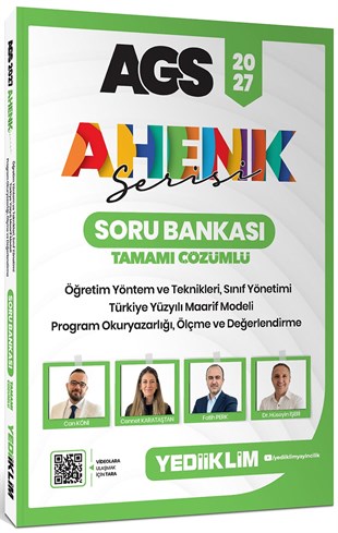 Yediiklim 2027 AGS Ahenk Serisi ÖYT Sınıf Yönetimi TYMM Program Okuryazarlığı Ölçme ve Değerlendirme Tamamı Çözümlü Soru Bankası