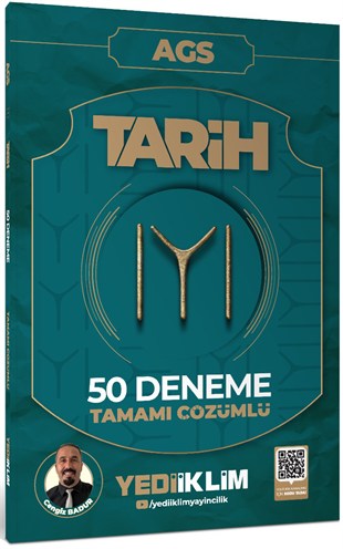 Yediiklim Yayınları 2027 AGS KAYI Tarih Tamamı Çözümlü 50 Deneme