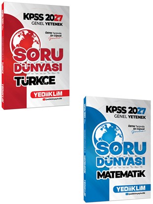 Yediiklim Yayınları 2027 KPSS Genel Yetenek Soru Dünyası 2 li Set