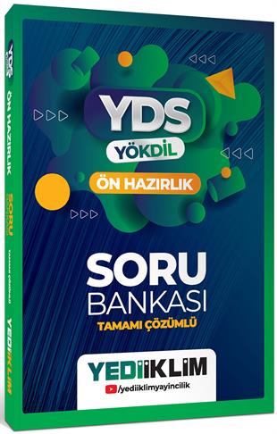 Yediiklim Yayınları YDS YÖKDİL Ön Hazırlık Tamamı Çözümlü Soru Bankası