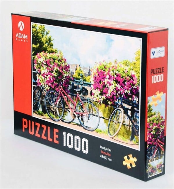 Adam Games Bisikletler 1000 Parça Puzzle 48 x 68
