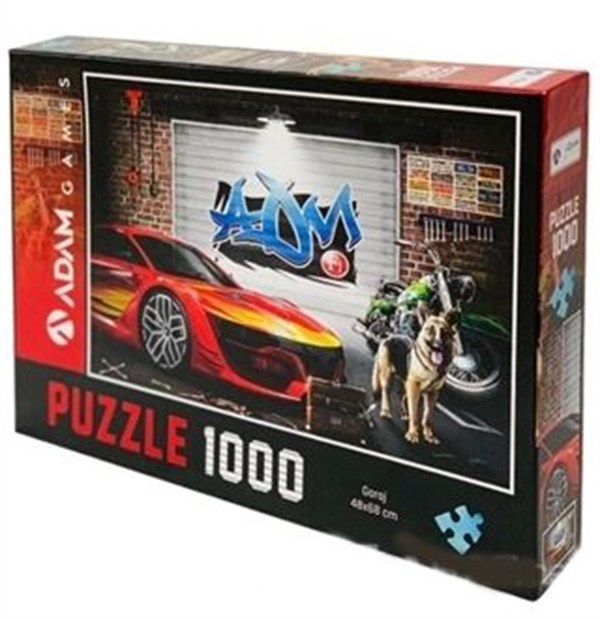 Adam Games Garaj 1000 Parça Puzzle 48 x 68