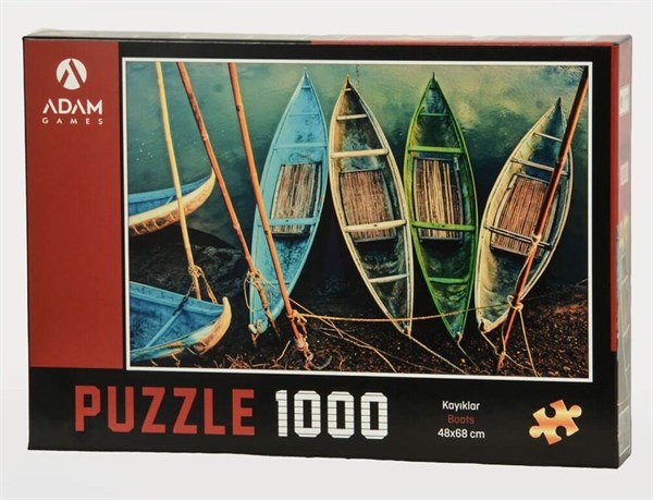Adam Games Kayıklar 1000 Parça Puzzle 48 x 68