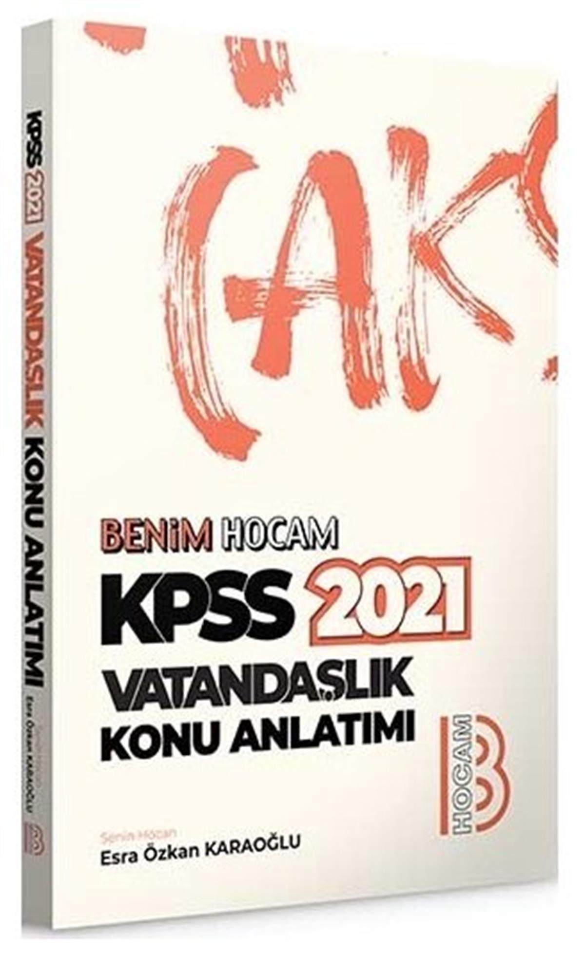  Benim Hocam 2021 KPSS Vatandaşlık Konu Anlatımı