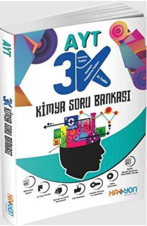 2025 Katyon Yayınları AYT Kimya 3K Soru Bankası