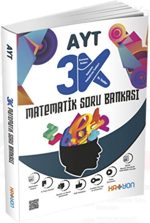 2025 Katyon Yayınları AYT Matematik 3K Soru Bankası