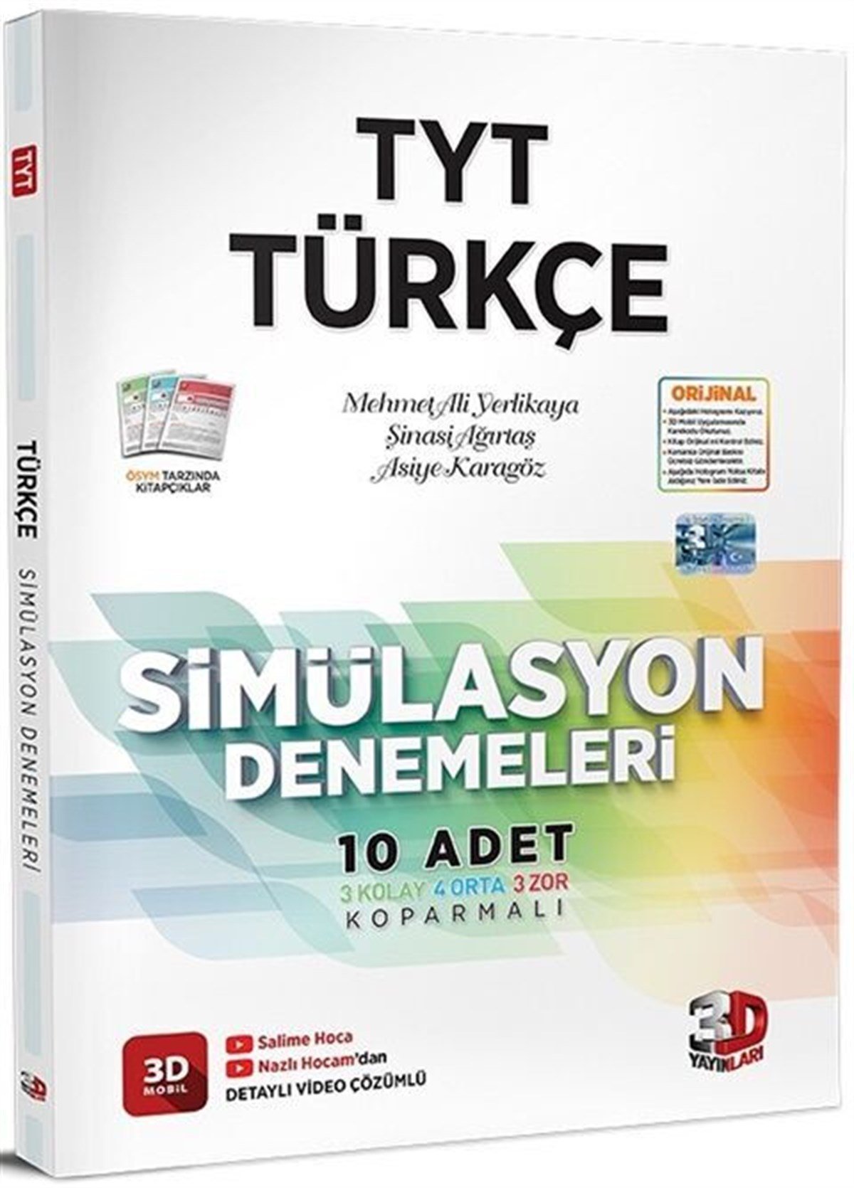 3D Yayınları TYT Türkçe Simülasyon Denemeleri