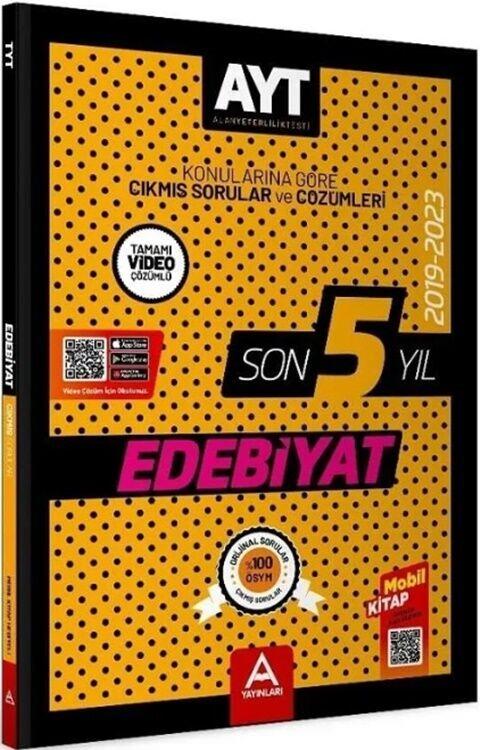 A Yayınları 2019 2023 AYT Edebiyat Son 5 Yıl Çıkmış Sorular