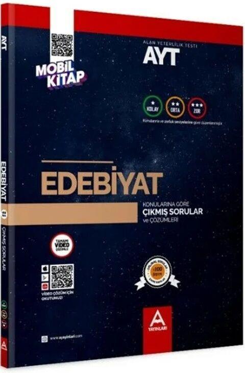 A Yayınları AYT Edebiyat Konularına ve Zorluk Derecelerine Göre Çıkmış Soru ve Çözümleri