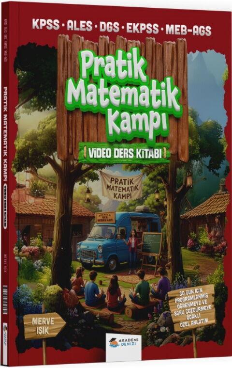 Akademi Denizi KPSS ALES DGS EKPSS MEB AGS Matematik Pratik Video Ders Kitabı