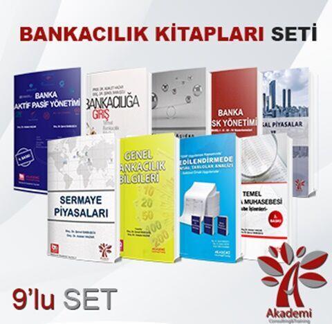 Akademi Eğitim Bankacılık Kitapları 9 lu set