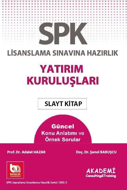 Akademi Eğitim SPF Yatırım Kuruluşları Slayt Kitap