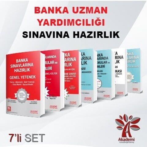 Akademi Eğitim Banka Uzman Yardımcılığı Sınavına Hazırlık 7 li Seti
