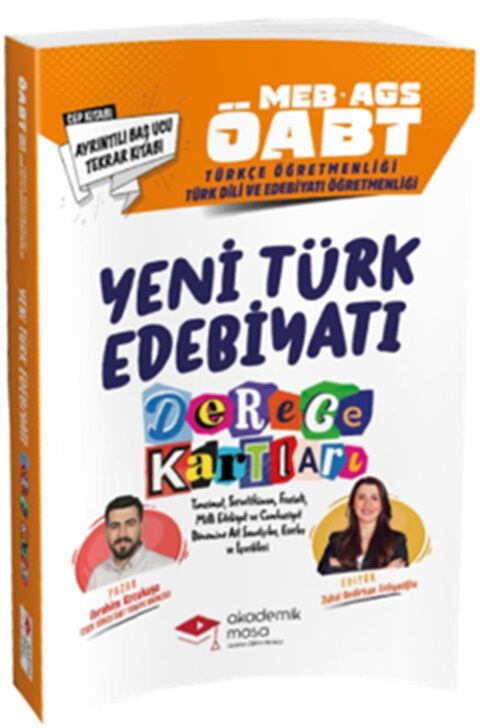 Akademik Masa MEB AGS Türkçe Öğretmenliği Türk Dili ve Edebiyatı Öğretmenliği Yeni Türk Edebiyatı Derece Kartları