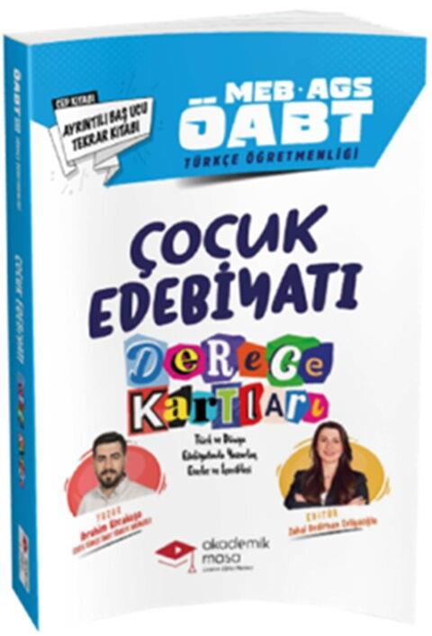 Akademik Masa MEB AGS Türkçe Öğretmenliği Çocuk Edebiyatı Derece Kartları