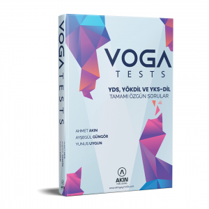 Akın Dil VOGA TESTS YDS YÖKDİL ve YKS DİL Tamamı Özgün Sorular