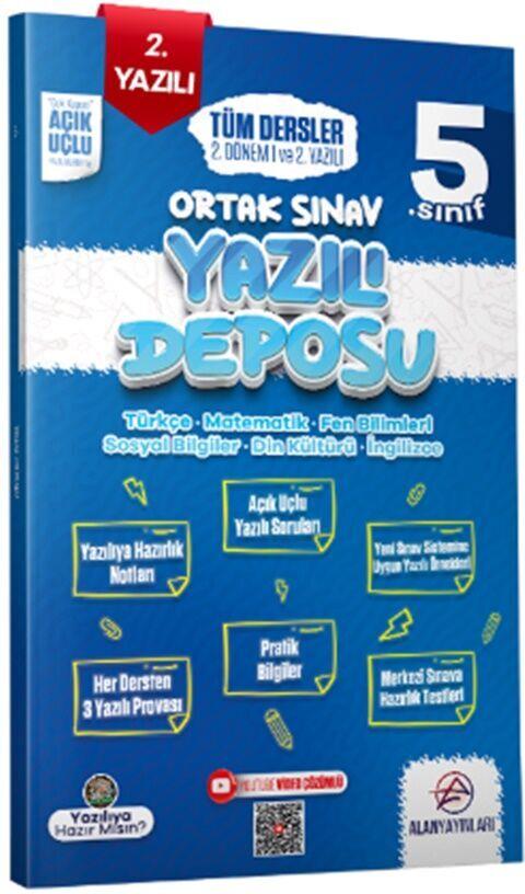 Alan Yayınları 5. Sınıf Tüm Dersler Ortak Sınav 2. Dönem 2. Yazılı