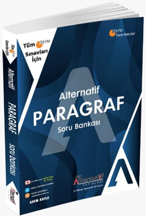 Alternatif Yayınları Tüm ÖSYM Sınavları İçin Paragraf Soru Bankası