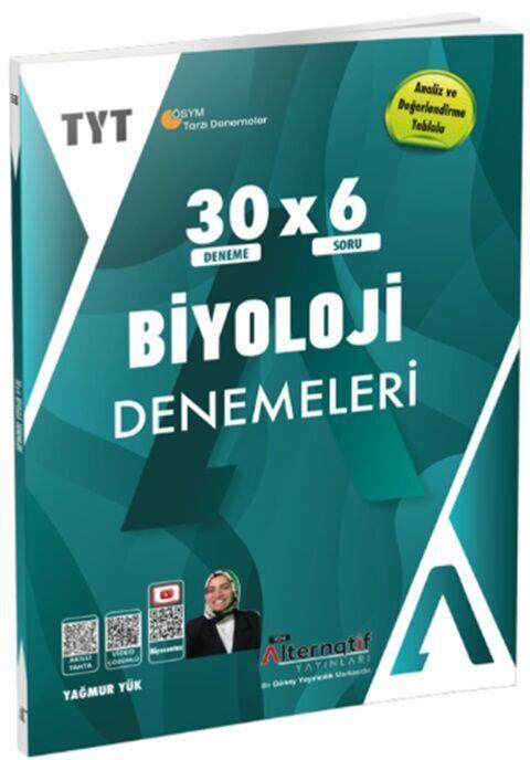 Alternatif Yayınları TYT Biyoloji 30 x 6 Branş Denemeleri
