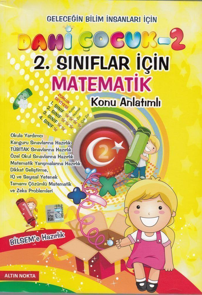 Altın Nokta Yayınları 2. Sınıf Dahi Çocuk Matematik Konu anlatımlı