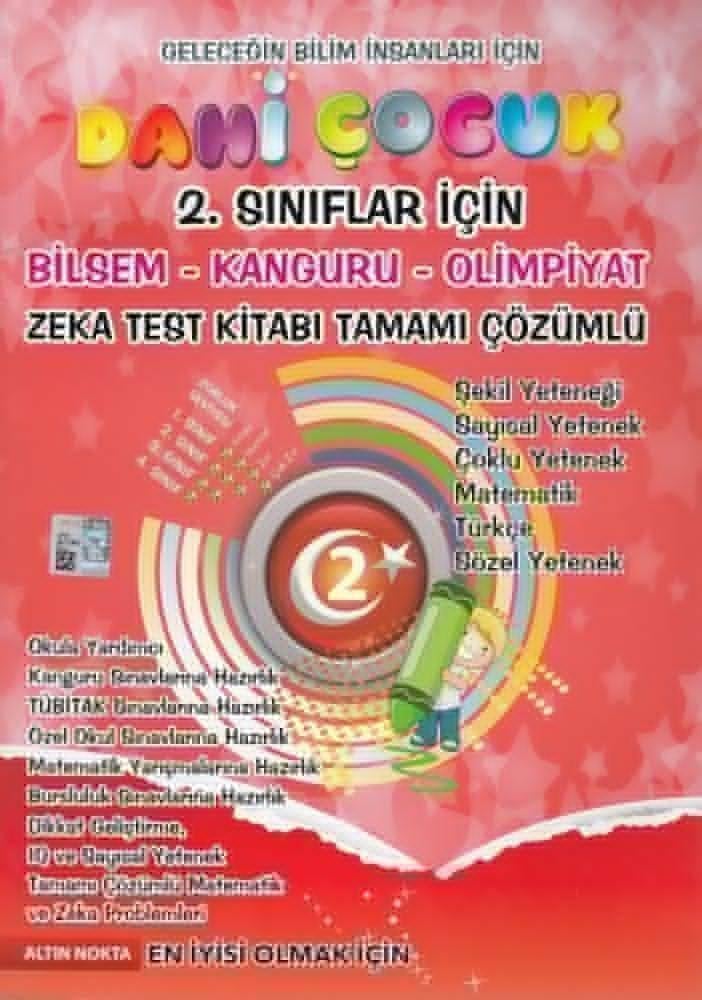 Altın Nokta Yayınları 2. Sınıf Zeka Dahi Çocuk  Test Kitabı