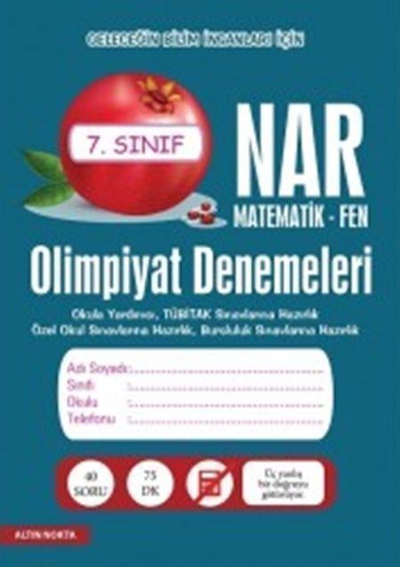 Altın Nokta Yayınları 7. Sınıf Matematik Fen Olimpiyat Denemeleri