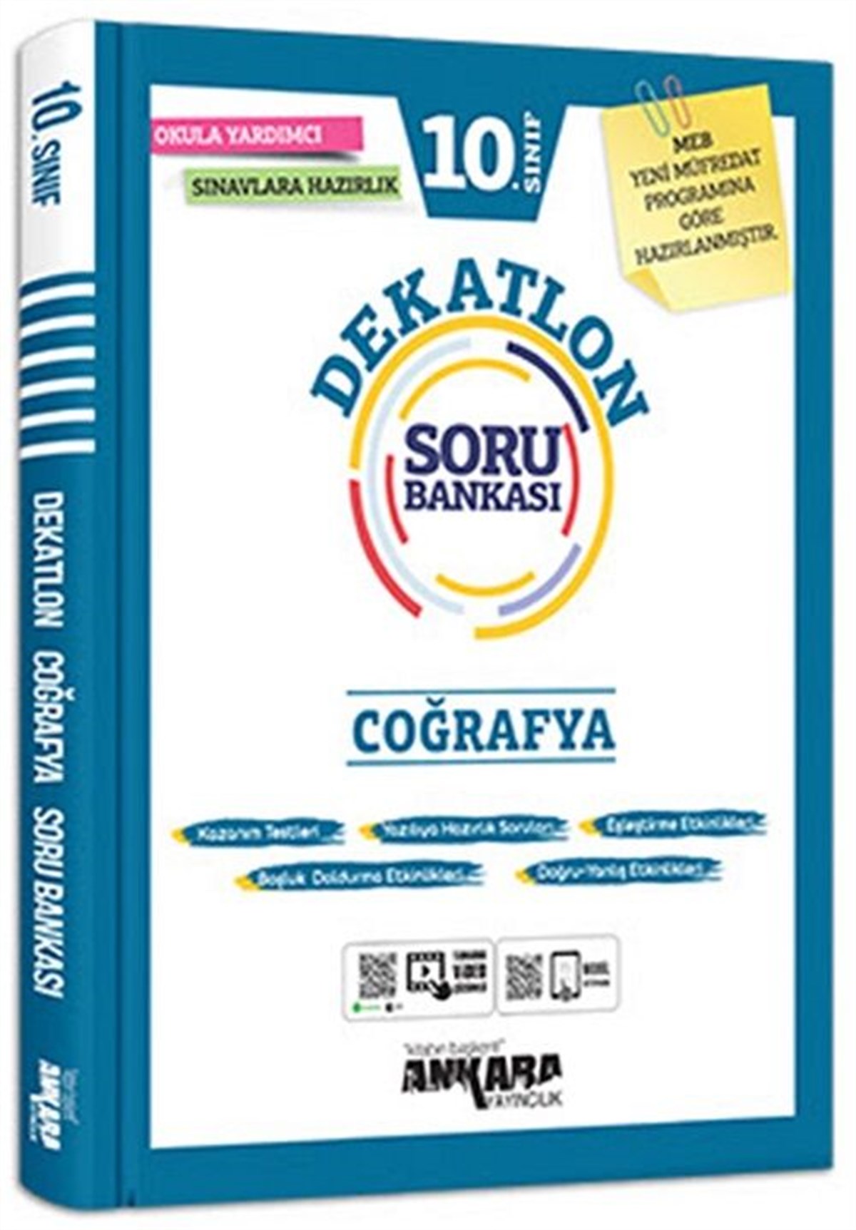 Ankara Yayıncılık 10. Sınıf Coğrafya Dekatlon Soru Bankası