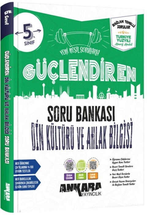 Ankara Yayıncılık 5. Sınıf Güçlendiren Din Kültürü ve Ahlak Bilgisi Soru Bankası