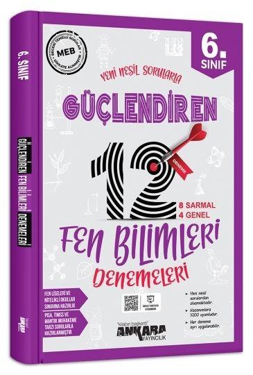 Ankara Yayıncılık 6. Sınıf Fen Bilimleri Güçlendiren 12 Deneme Sınavı