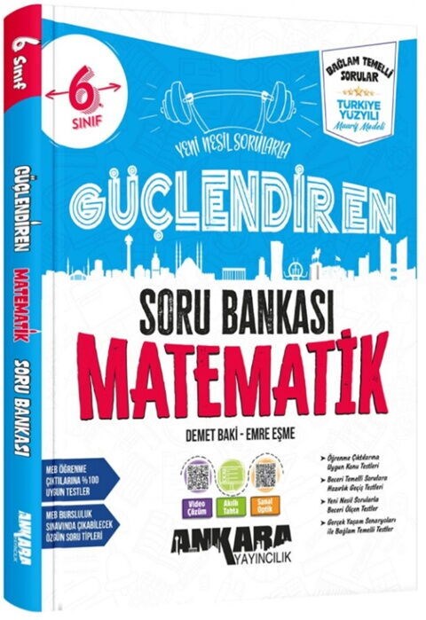 Ankara Yayıncılık 6. Sınıf Matematik Güçlendiren Soru Bankası