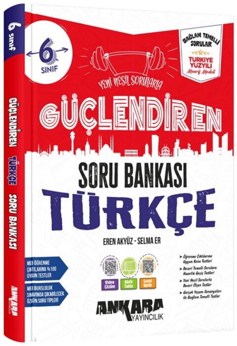 Ankara Yayıncılık 6. Sınıf Türkçe Güçlendiren Soru Bankası