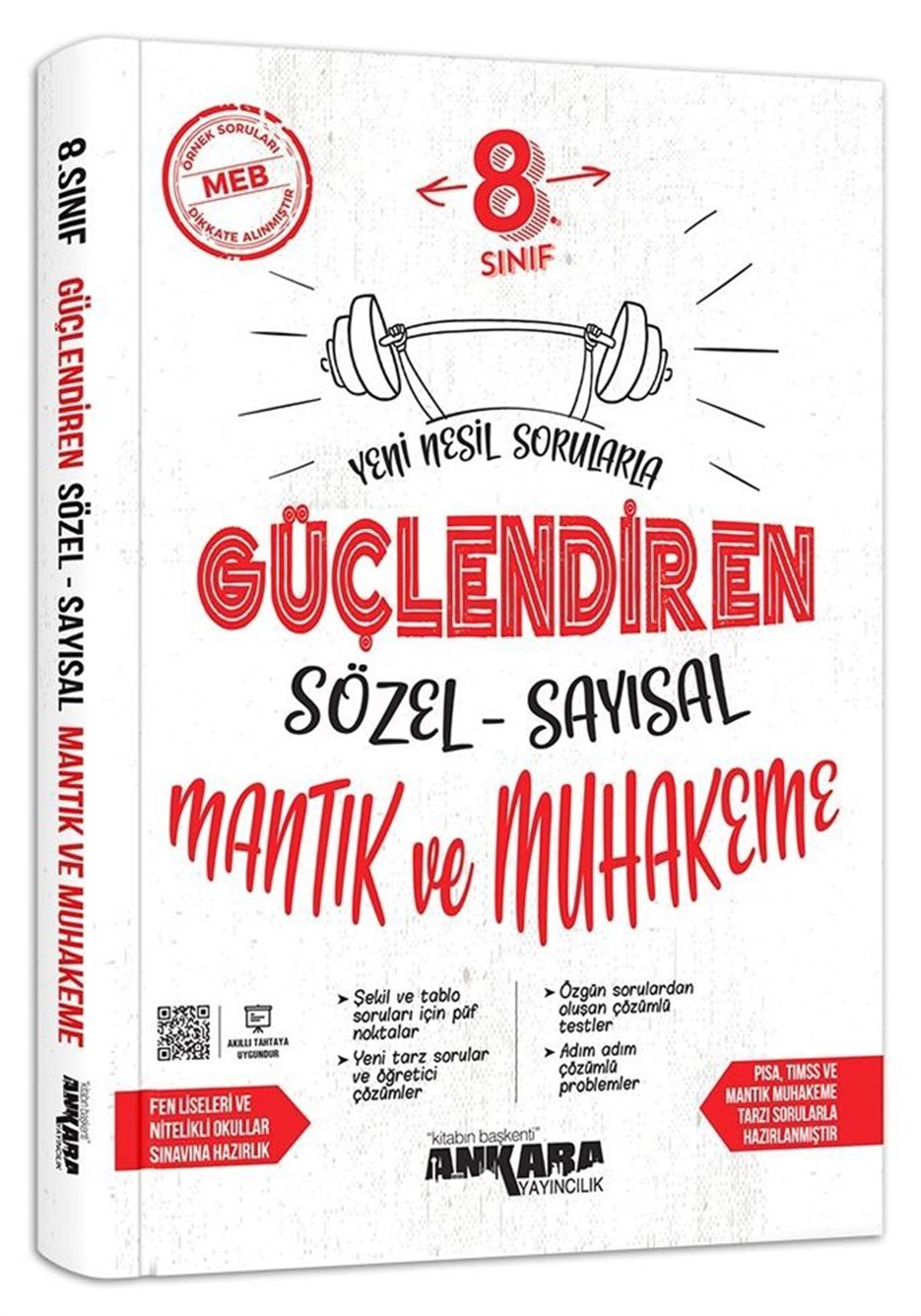 Ankara Yayıncılık 8. Sınıf Sözel Sayısal Mantık ve Muhakeme Güçlendiren Soru Bankası