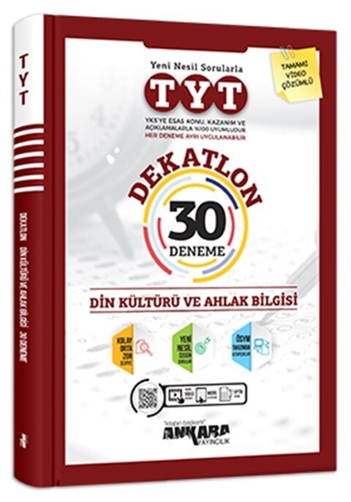 Ankara Yayıncılık TYT Din Kültürü ve Ahlak Bilgisi Dekatlon 30 Deneme