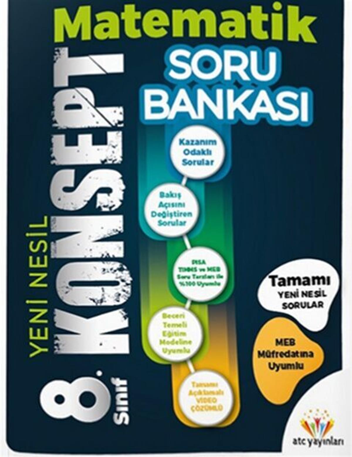 Atc Yayınları 8. Sınıf Matematik Yeni Nesil Konsept Soru Bankası