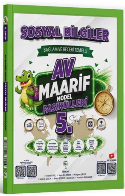 Av Yayınları 5. Sınıf Sosyal Bilgiler Maarif Model Fasikülleri
