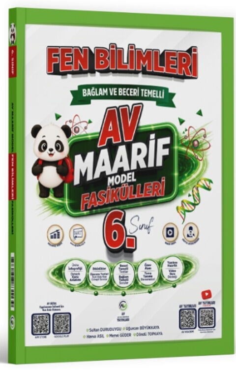 Av Yayınları 6. Sınıf Fen Bilimleri Maarif Model Fasikülleri