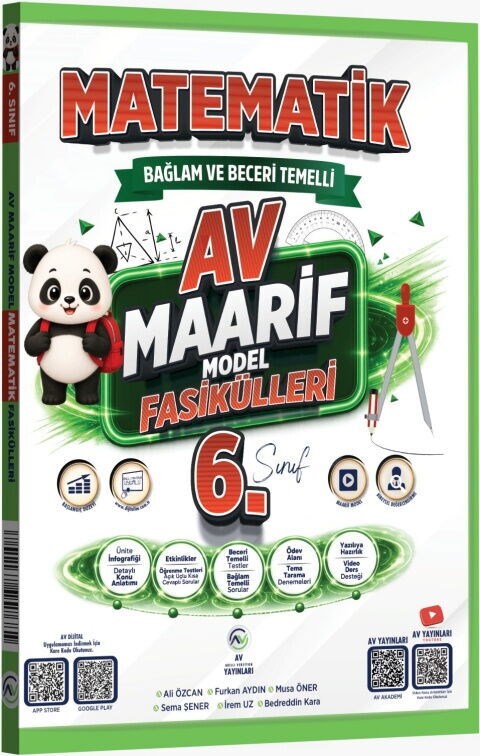 Av Yayınları 6. Sınıf Matematik Maarif Model Fasikülleri