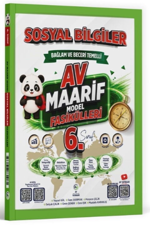 Av Yayınları 6. Sınıf Sosyal Bilgiler Maarif Model Fasikülleri