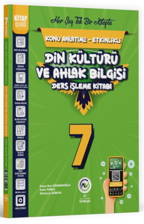 Av Yayınları 7. Sınıf Din Kültürü ve Ahlak Bilgisi Ders İşleme Kitabı