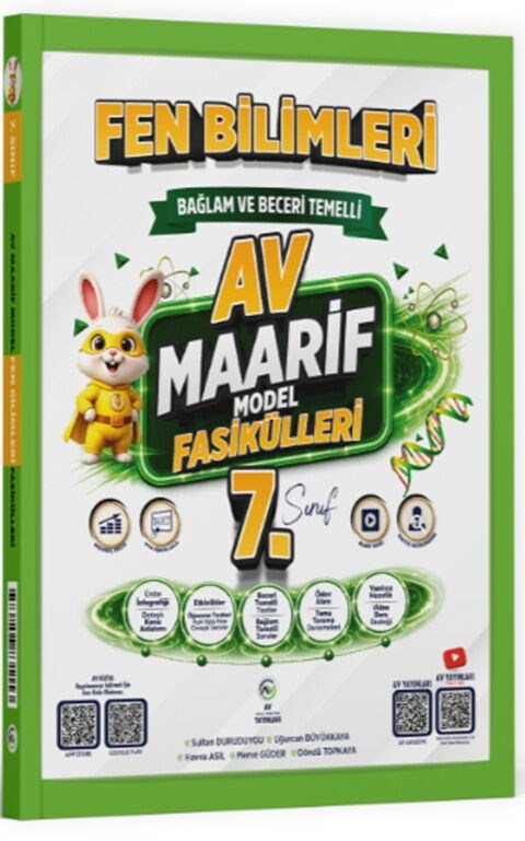 Av Yayınları 7. Sınıf Fen Bilimleri Maarif Model Fasikülleri