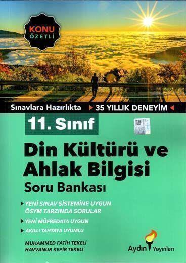 Aydın Yayınları 11. Sınıf Din Kültürü ve Ahlak Bilgisi Konu Özetli Soru Bankası