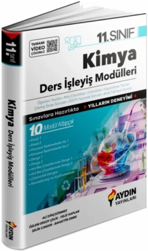 Aydın Yayınları 11. Sınıf Kimya Konu Anlatım Ders İşleyiş Modülleri