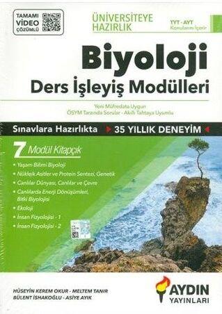 Aydın Yayınları TYT AYT Biyoloji Ders İşleyiş Modülleri