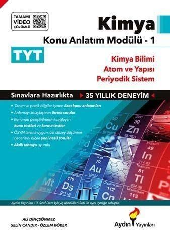 Aydın Yayınları TYT Kimya Konu Anlatım Modülü 1