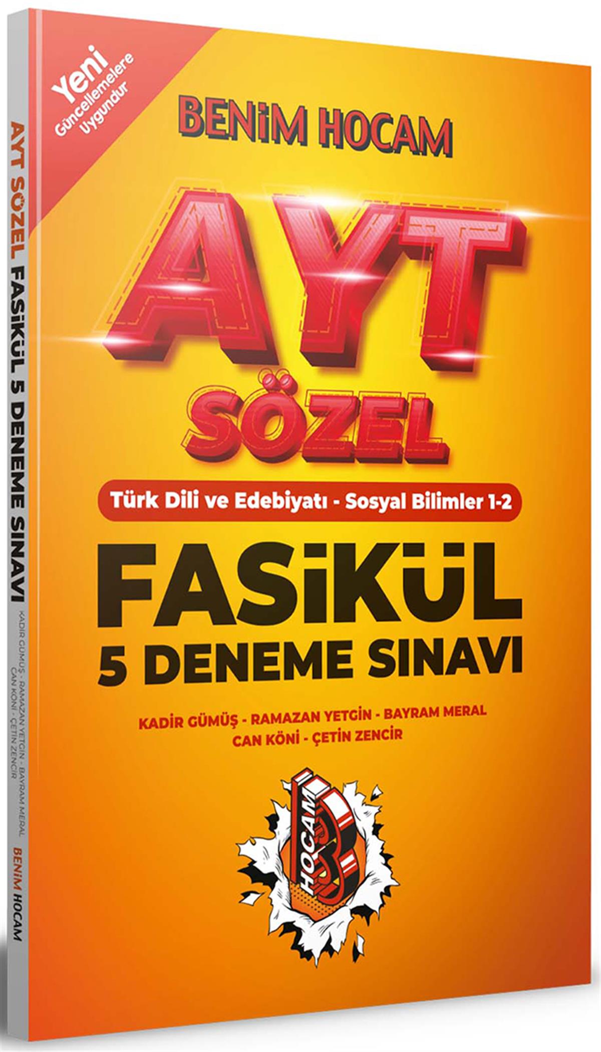 Benim Hocam 2023 AYT Sözel 5 Fasikül Deneme Sınavı 