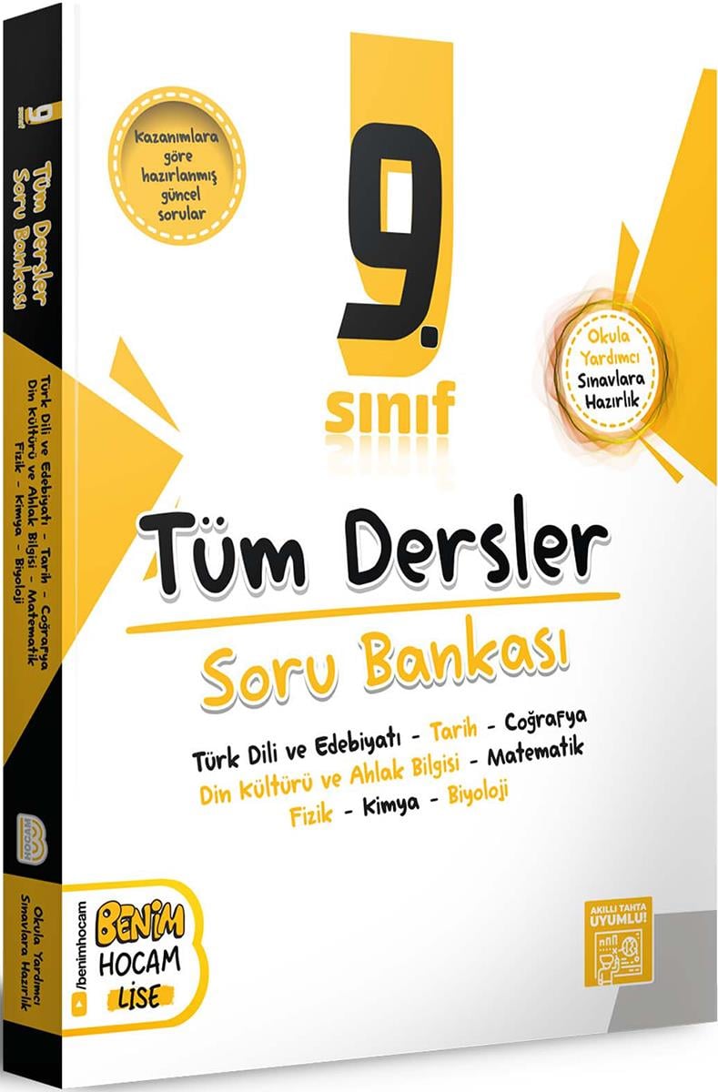 Benim Hocam 2024 9. Sınıf Tüm Dersler Soru Bankası