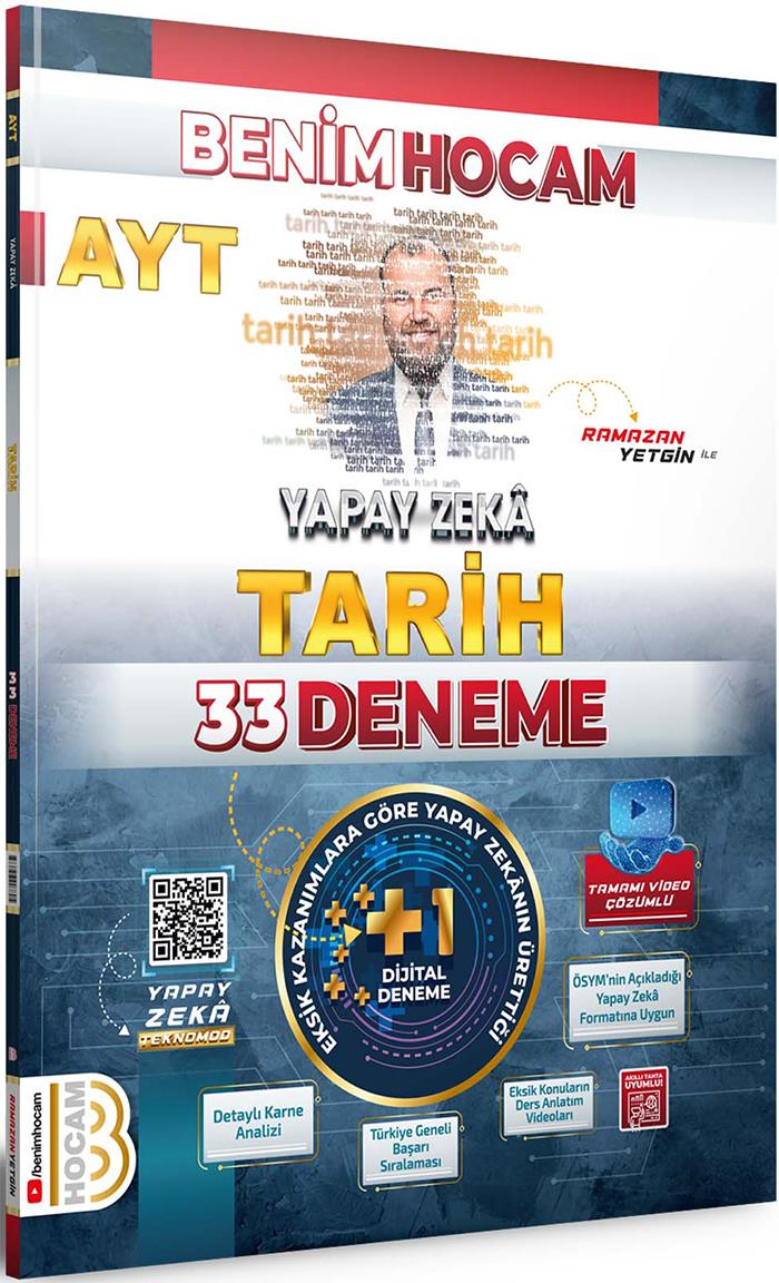 Benim Hocam 2024 AYT Yapay Zekâ Tarih 30 Deneme